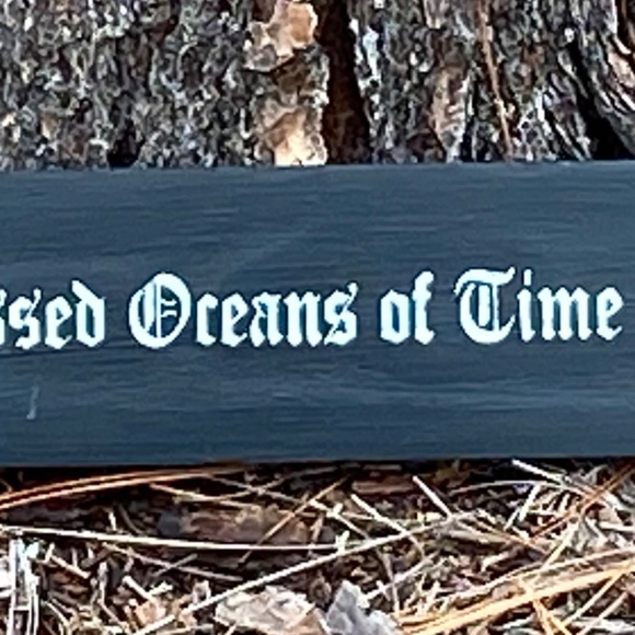 Primitive Dracula Halloween sign Crossed Oceans of Time Bram Stoker dark Gothic - Picture 2 of 3